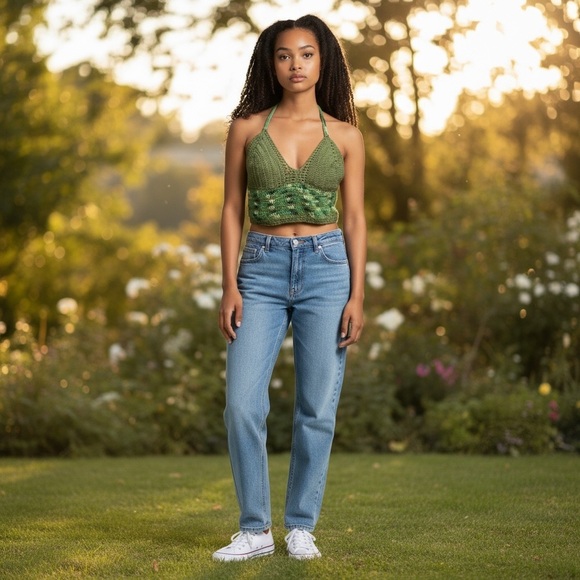 Handmade Crocheted Halter - Picture 2 of 5